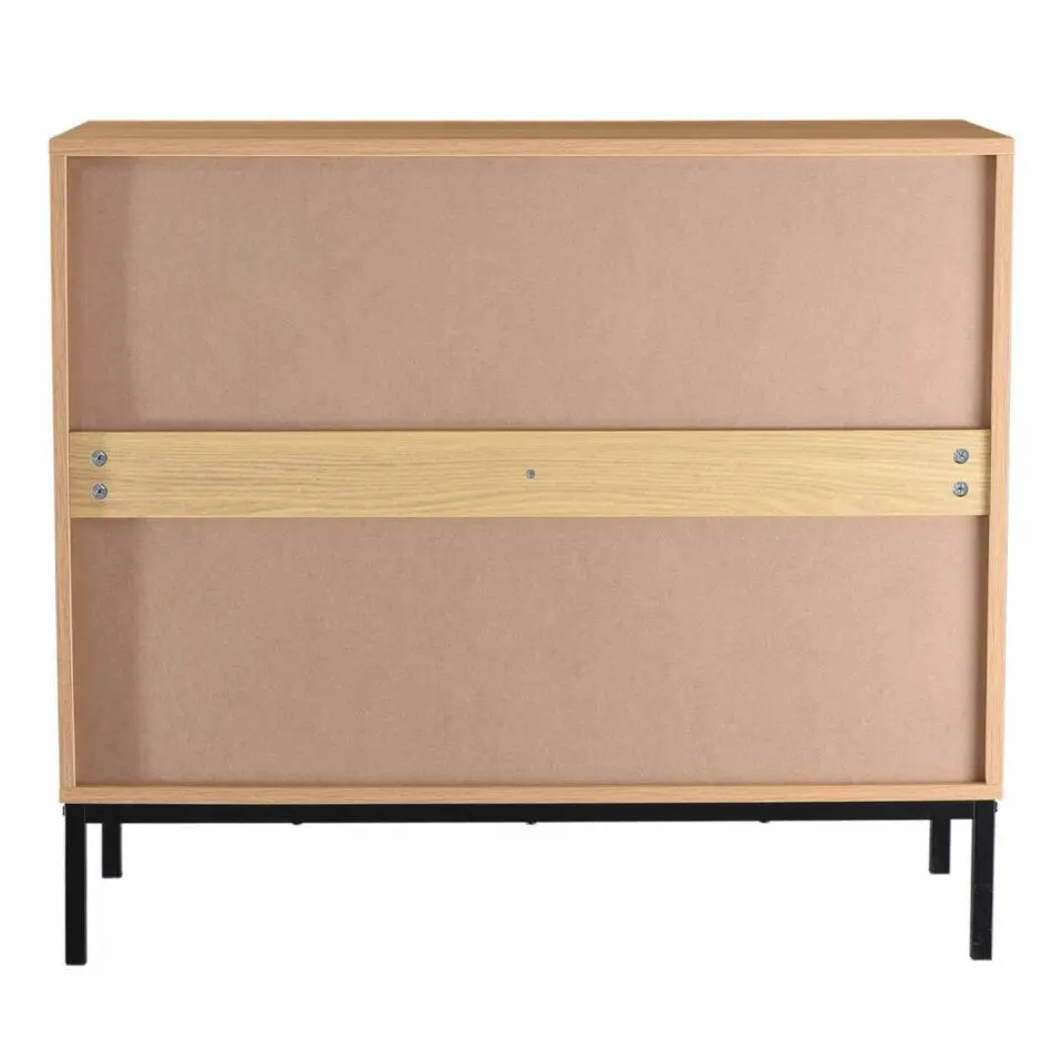 CALICOSY - Dressoir TARA - Licht hout - 79x90x39 cm