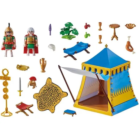 PLAYMOBIL® 71015 Asterix: Anführerzelt mit Generälen