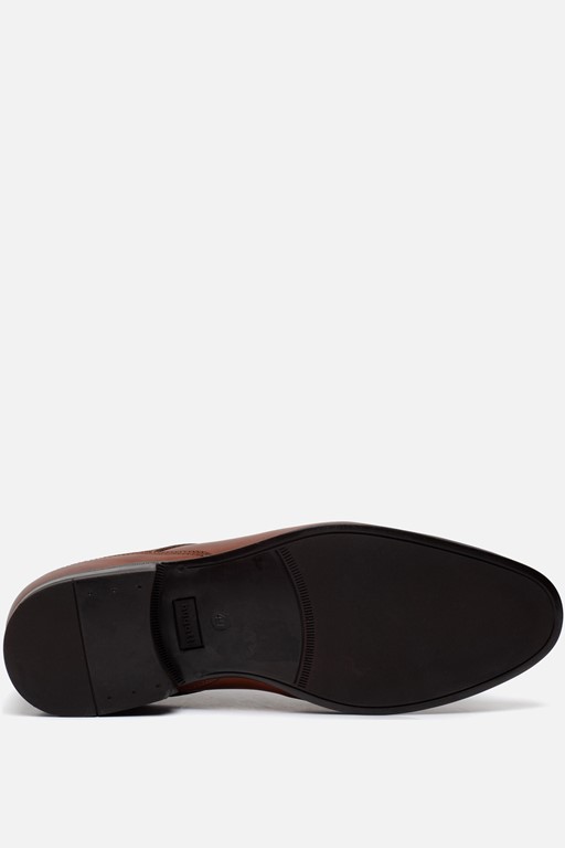 Bugatti Mevit Veterschoenen cognac Leer