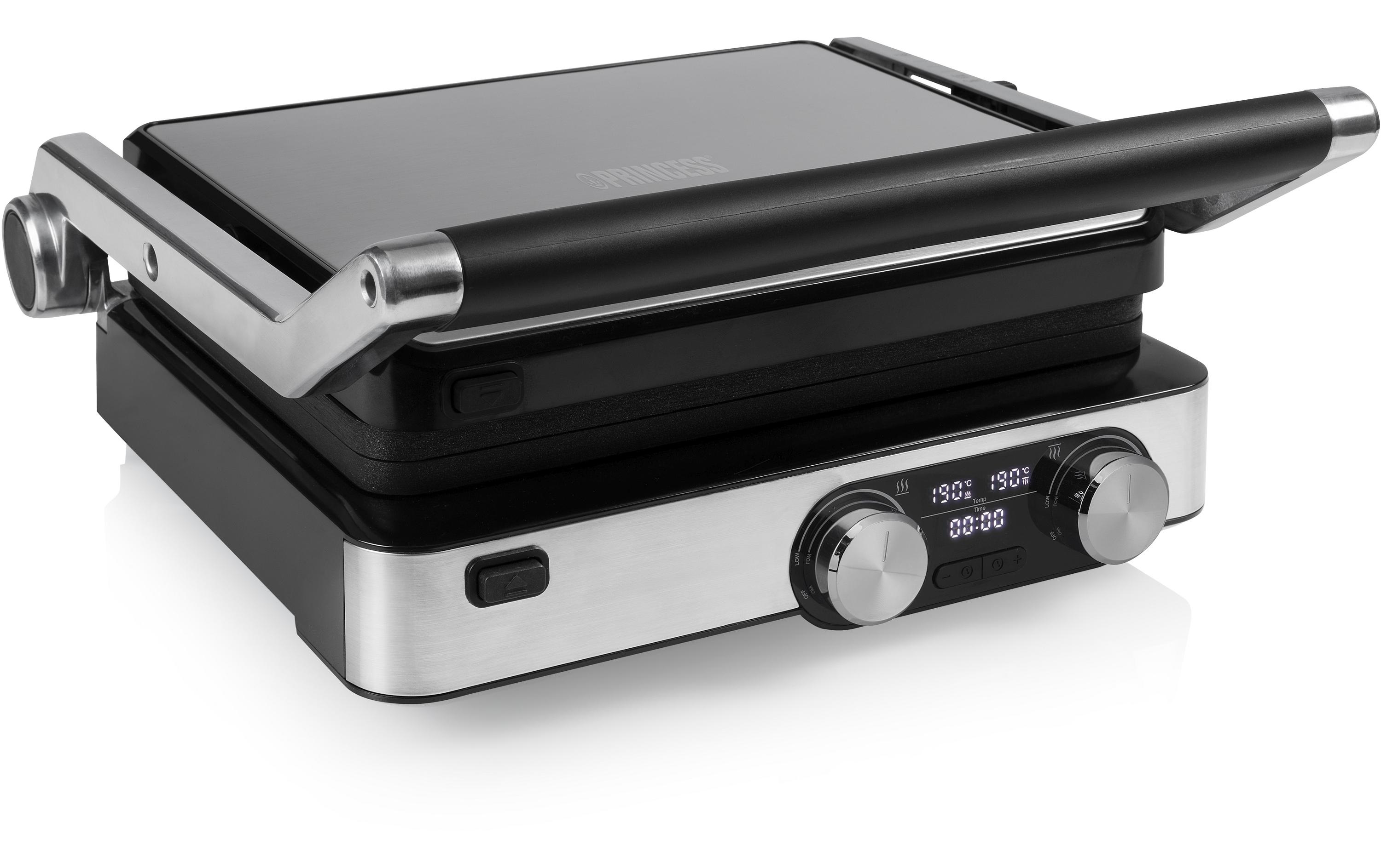 Kontaktgrill Master Pro 2000 W<br>Digitaler Kontaktgrill mit zwei separaten Thermostaten