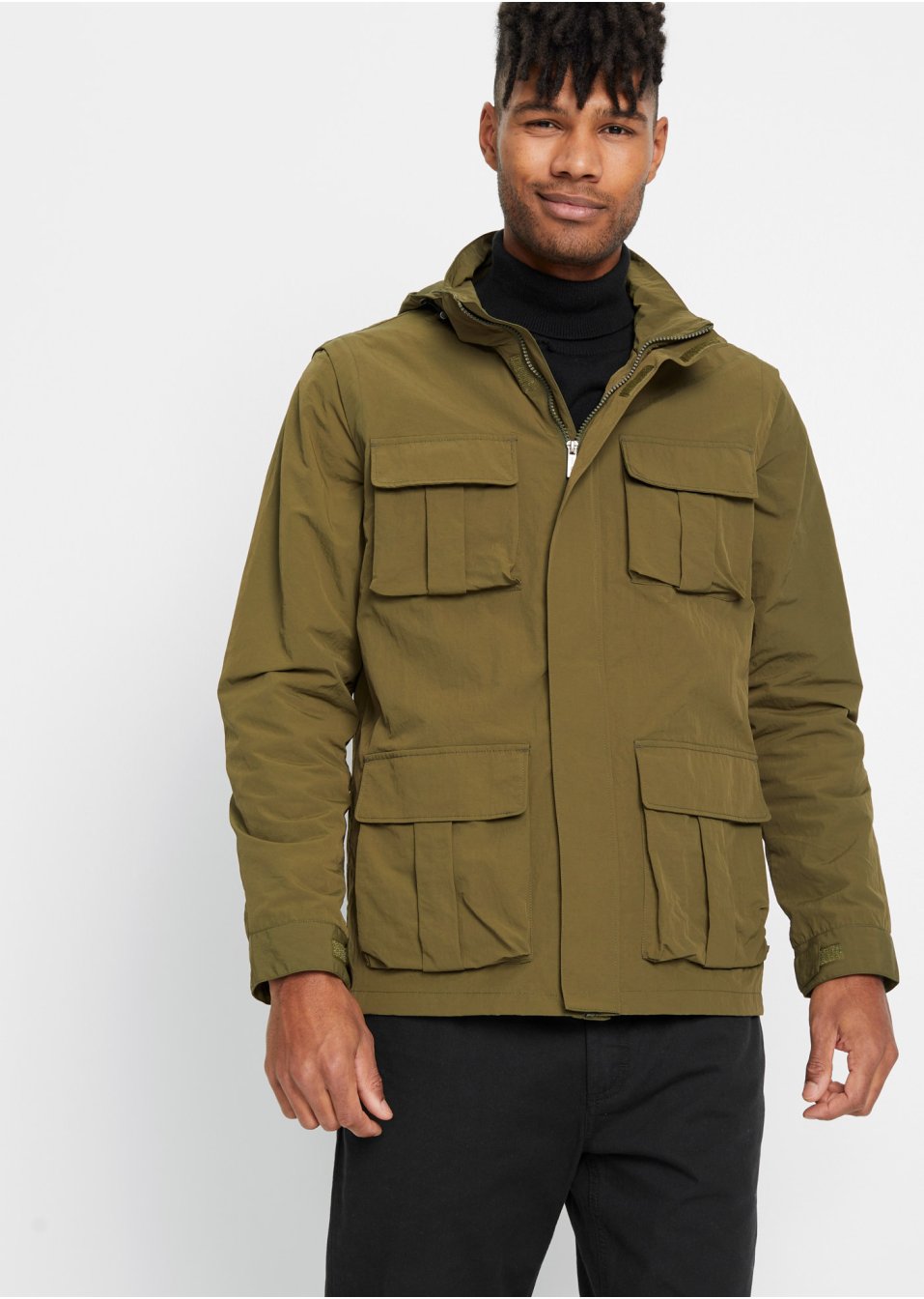2-in-1 outdoor jas met afneembare mouwen