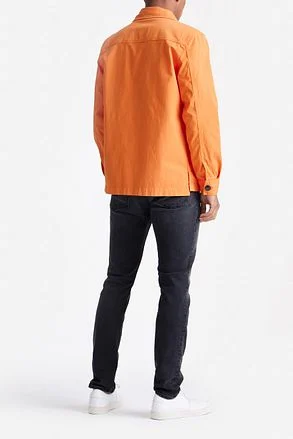 King Essentials The Benjamin Overshirt Oranje KM111080011-O020T kopen