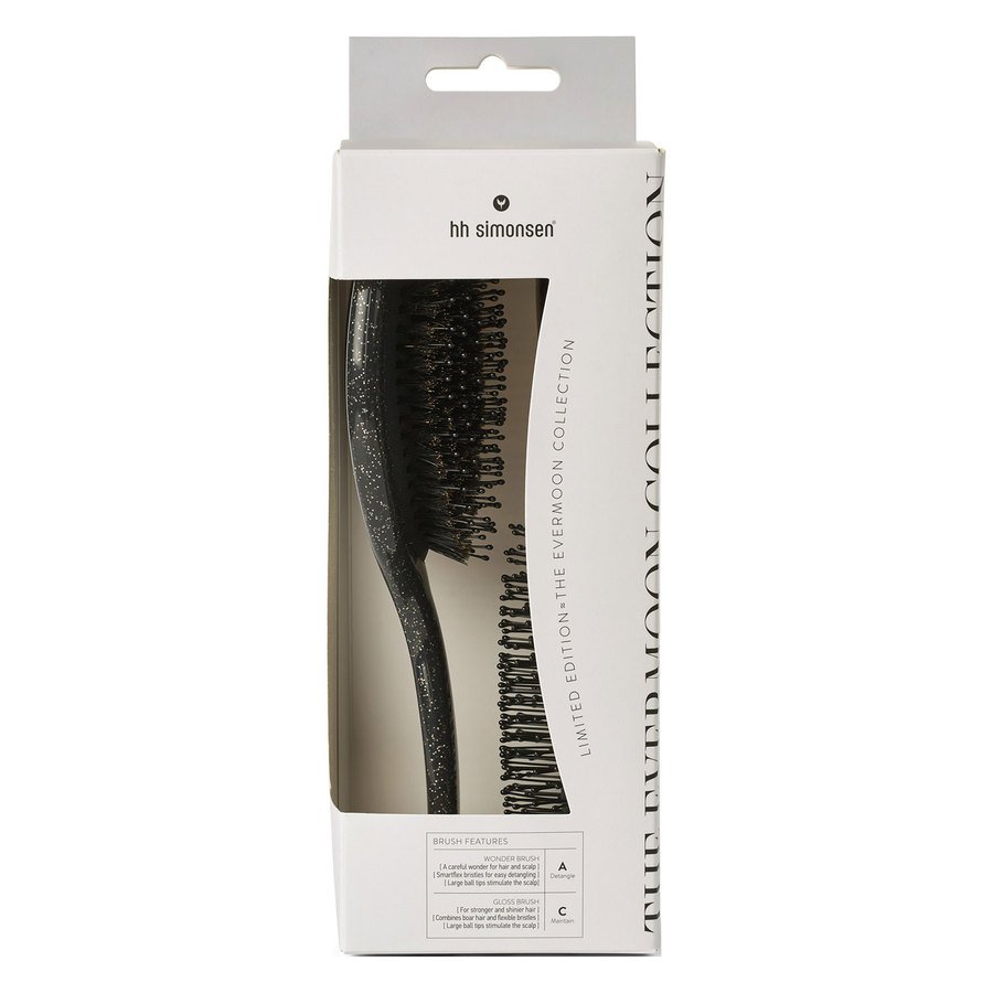 HH Simonsen Gun Metal Glitter Gloss Brush 2024