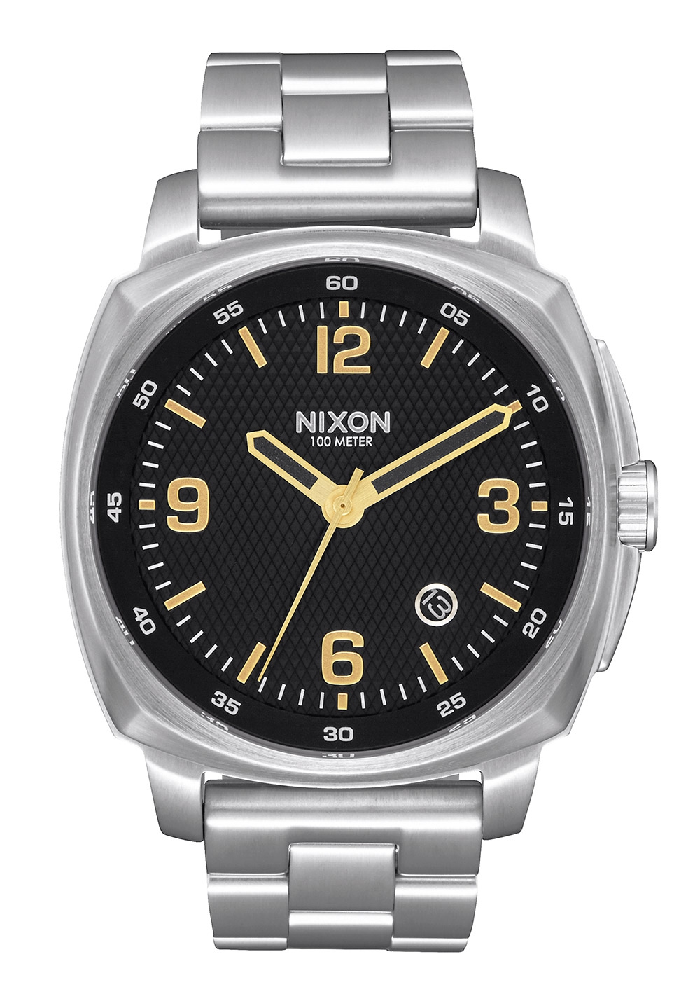 Nixon The Charger Black Stamped / Gold A1072-2730