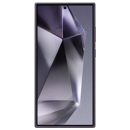 Galaxy S24 Ultra Schutzhülle aus Veganem Leder (GP-FPS928HCAVW) - Dark Violet (Lila)