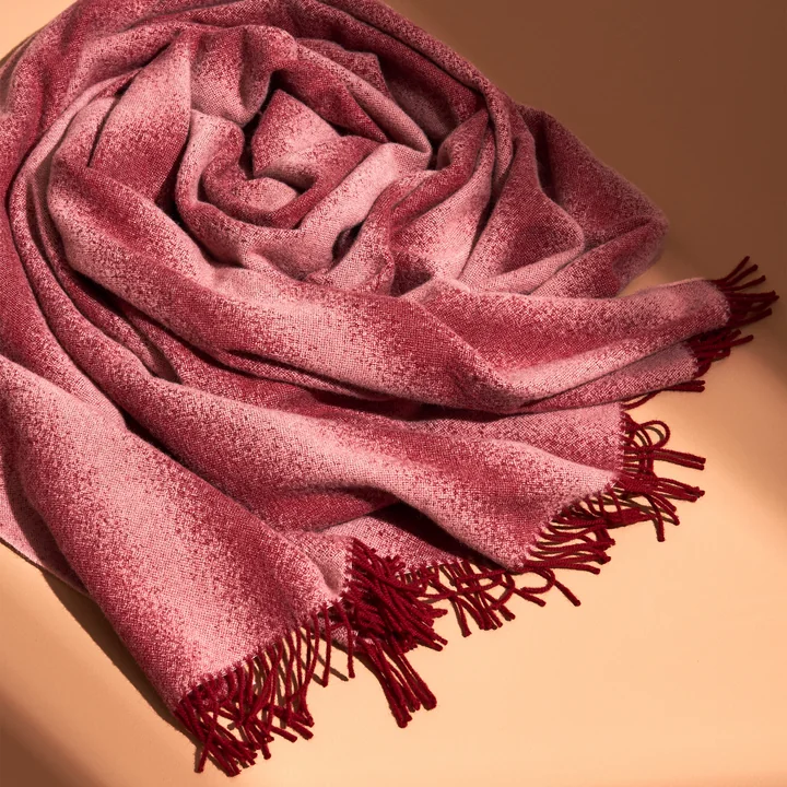 Schneid - Tide Tagesdecke, burgundy & blush