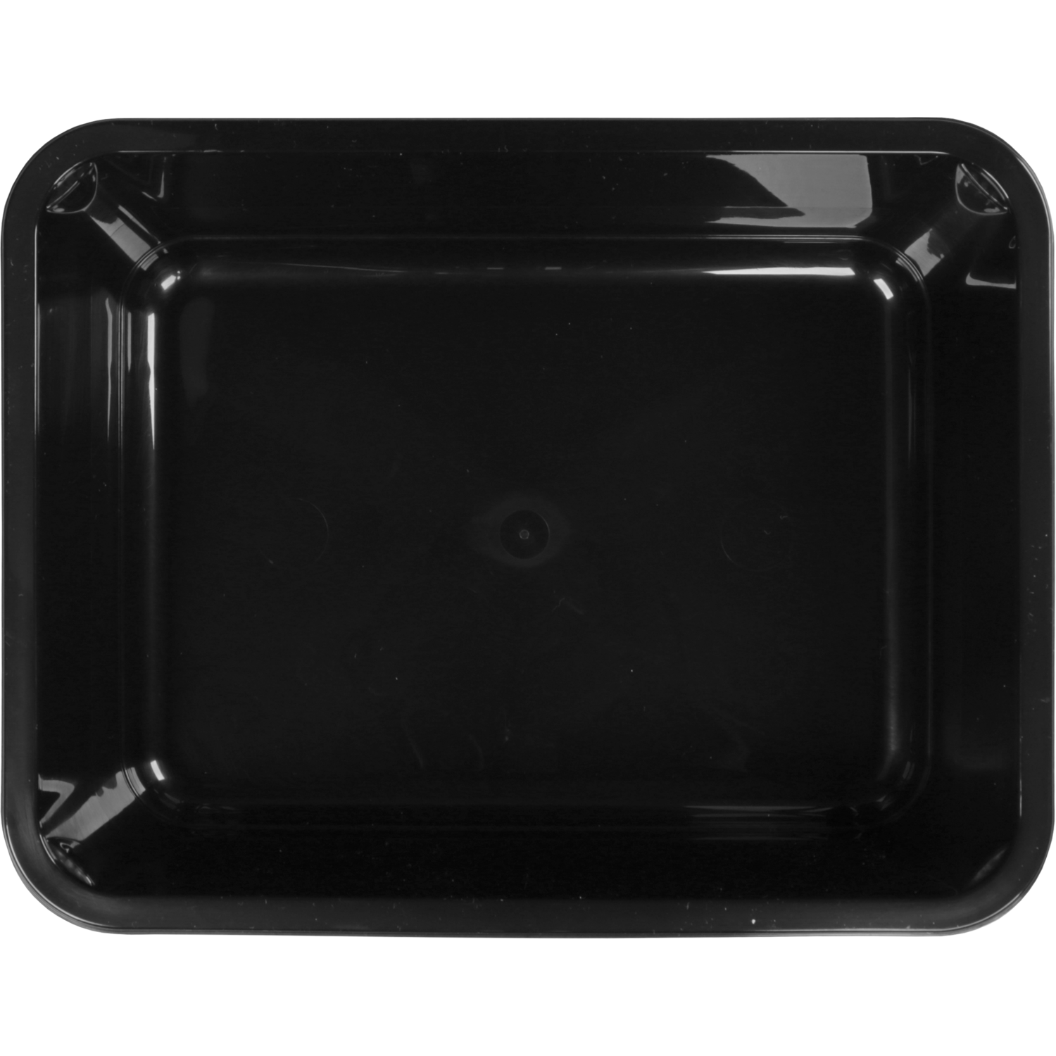 Bak, PP, 1-vaks, 1300ml, spuitgiet, menubak, 228x177x50mm, zwart