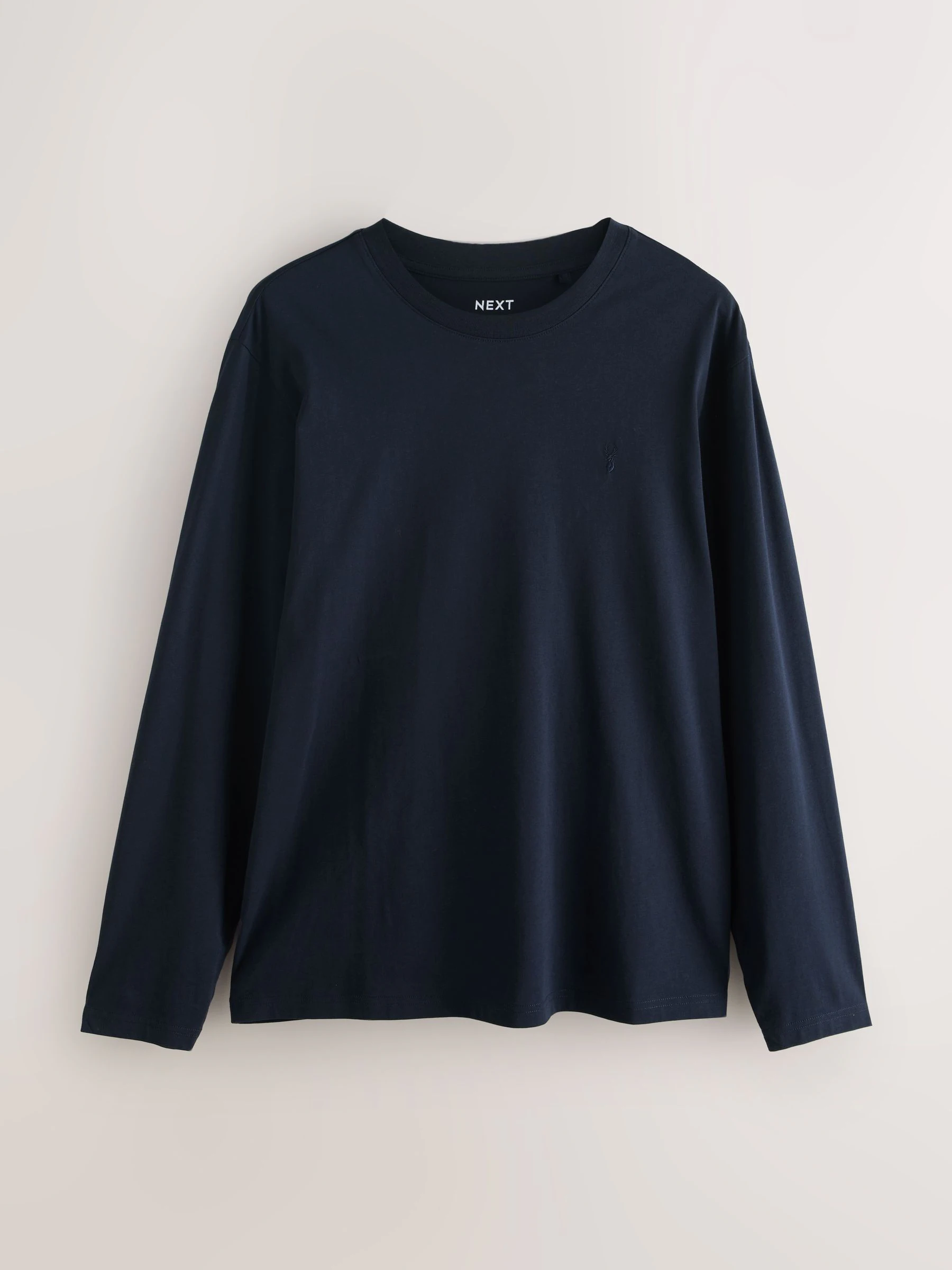Blauw - Set van 4 T-shirts met lange mouwen
