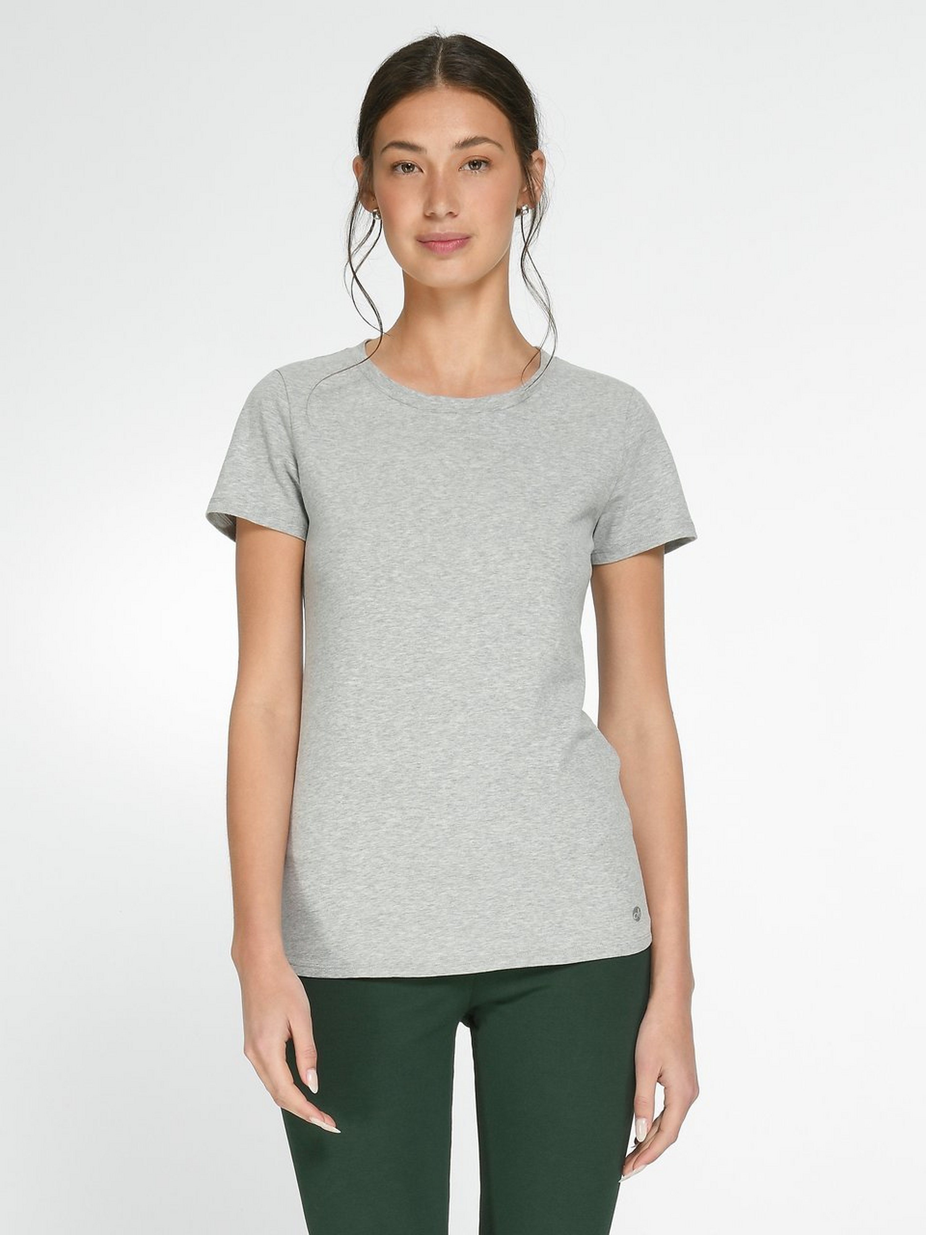 Rundhals-Shirt mit 1/2-Arm