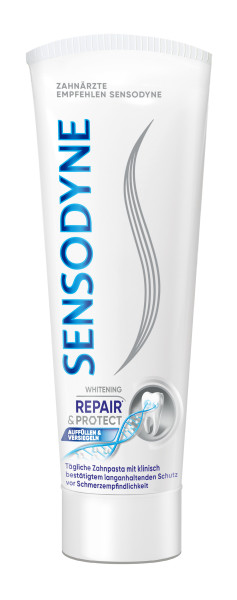 SENSODYNE Repair & Protect Whitening Zahnpasta<br>75 ml, Tube, Creme