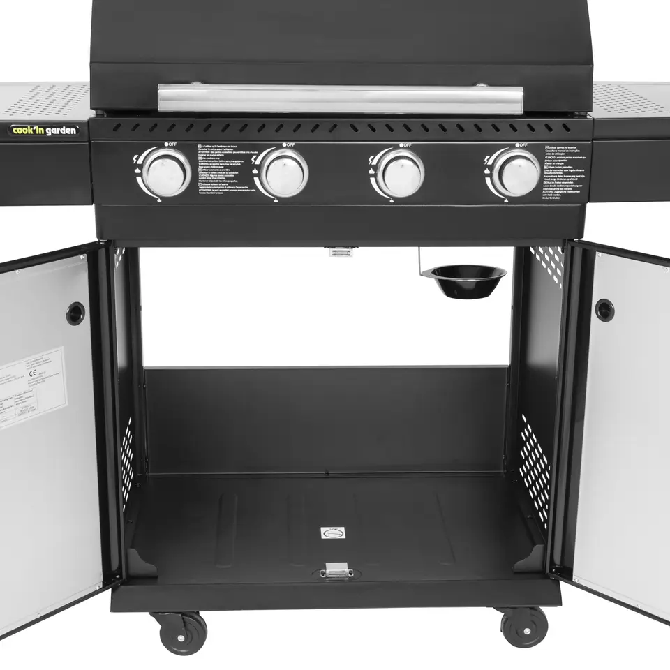 Cook'in Garden Modulaire buitenkeuken FYRA - Zwart - Staal