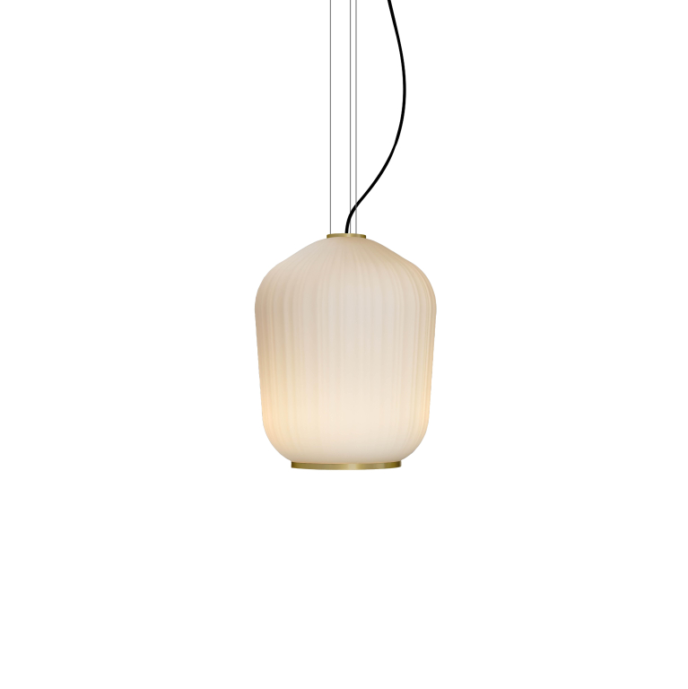 ClassiCon Plissée hanglamp zwart