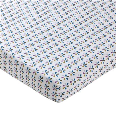 Linge de lit motif rosaces - BECQUET CRÉATION