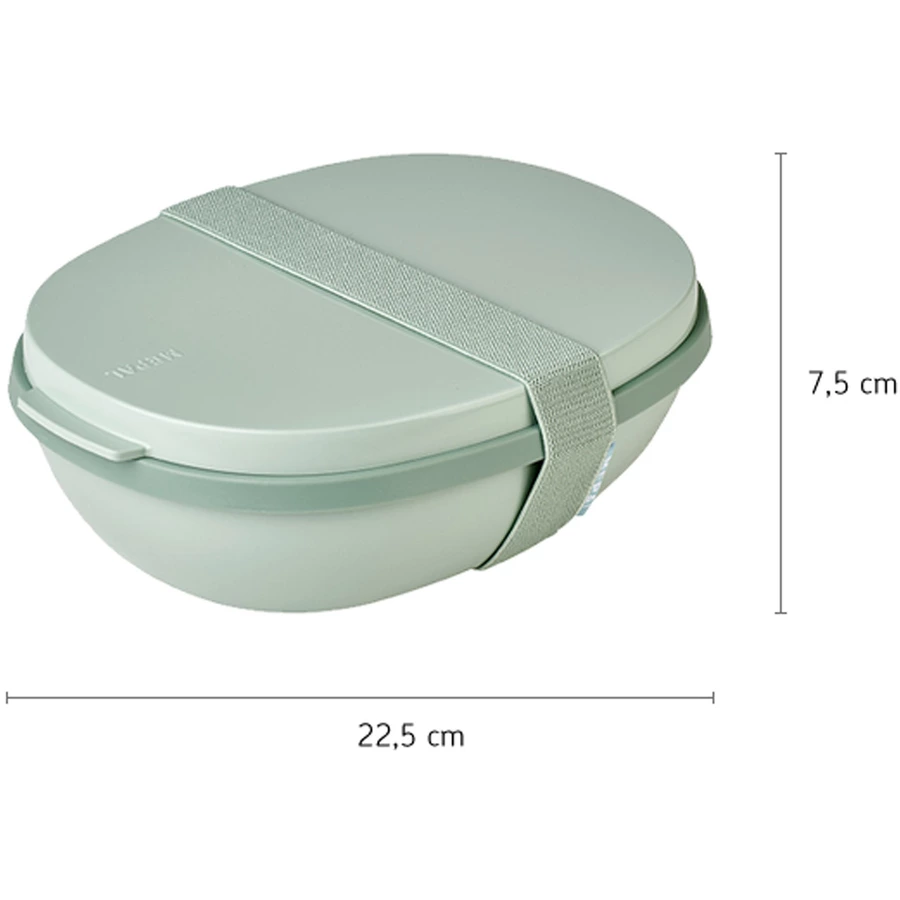Mepal Lunchbox Duo Ellipse 825 + 600 ml schwarz