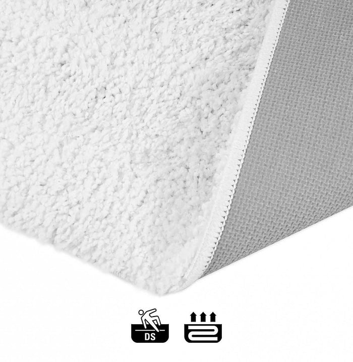 Sky Soft Badmat - Rechthoekig - Antislip onderkant - Wit / 70 x 120 cm