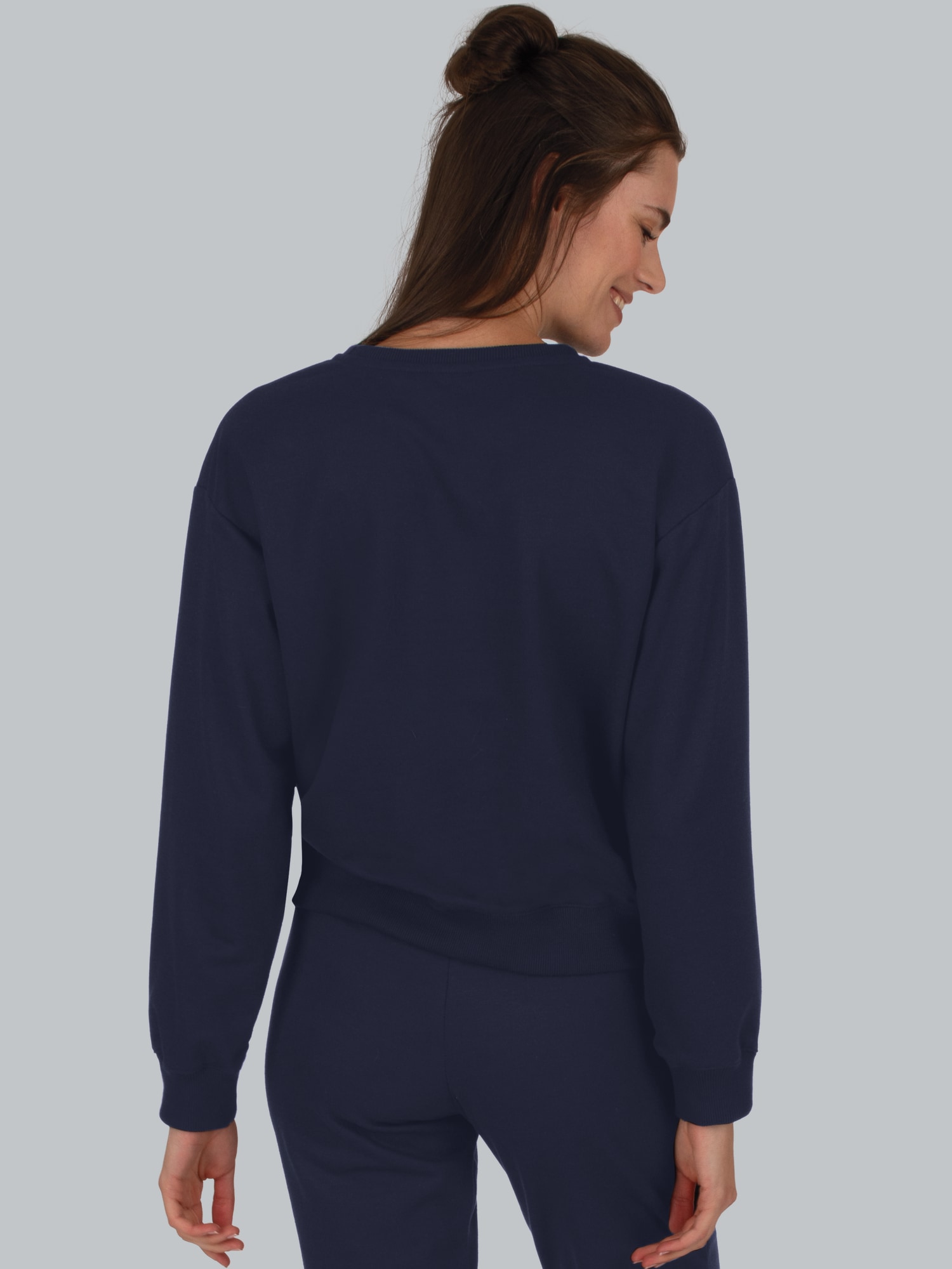 Dünnes Sweatshirt Navy