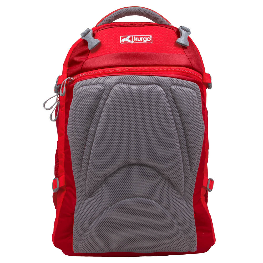 Kurgo G-train Hondenrugzak - Reistas - rood - 53x23x1 cm