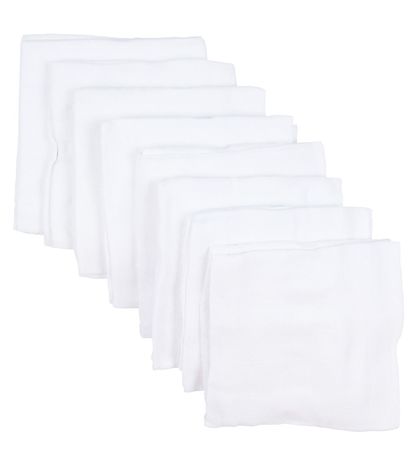 Pippi StofBlå - 8-Pak - 70x70 cm - Brilliant White