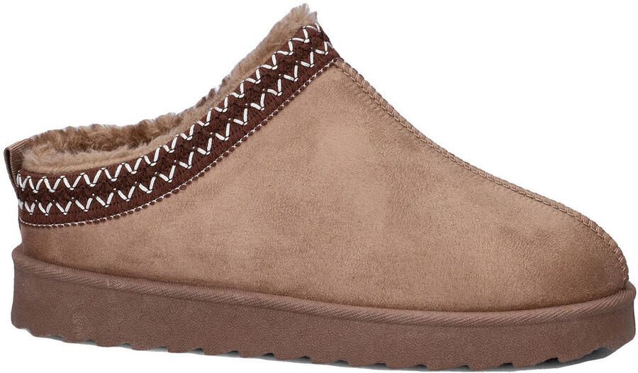 Nelson Home pantoffels taupe