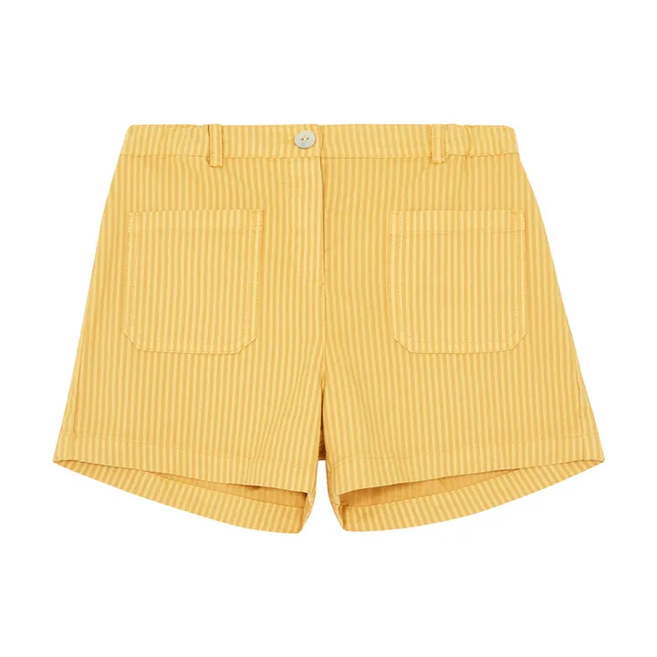 Zhoe & Tobiah Short à Rayures | Jaune moutarde