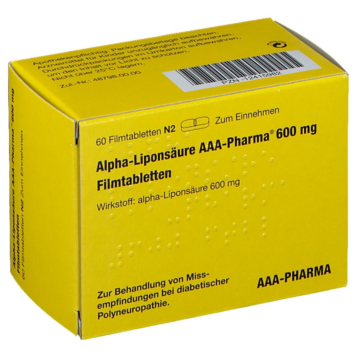 Alpha-Liponsäure AAA-Pharma® 600 mg