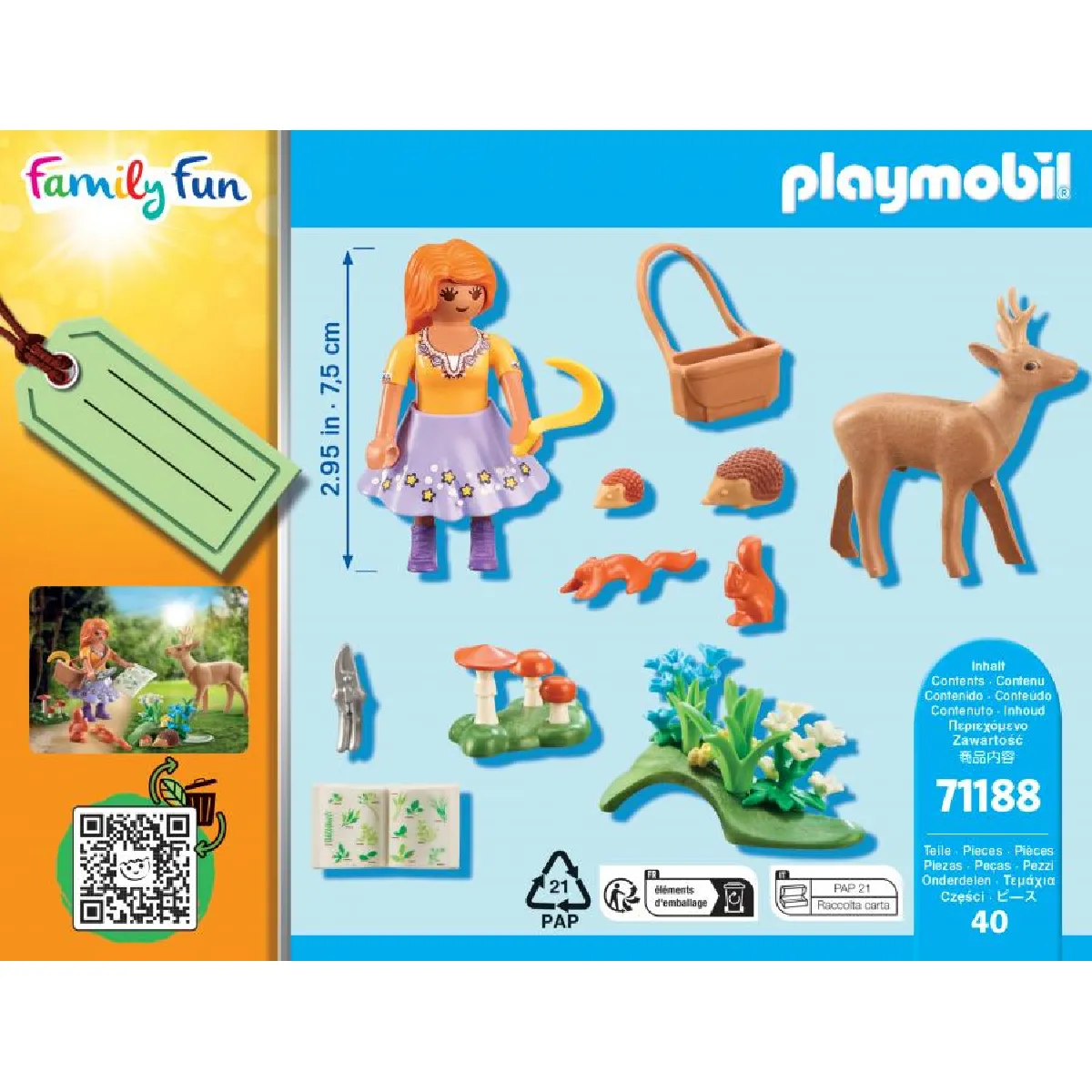 Playmobil® Playmobil 71188 Herboriste avec animaux de la forêt