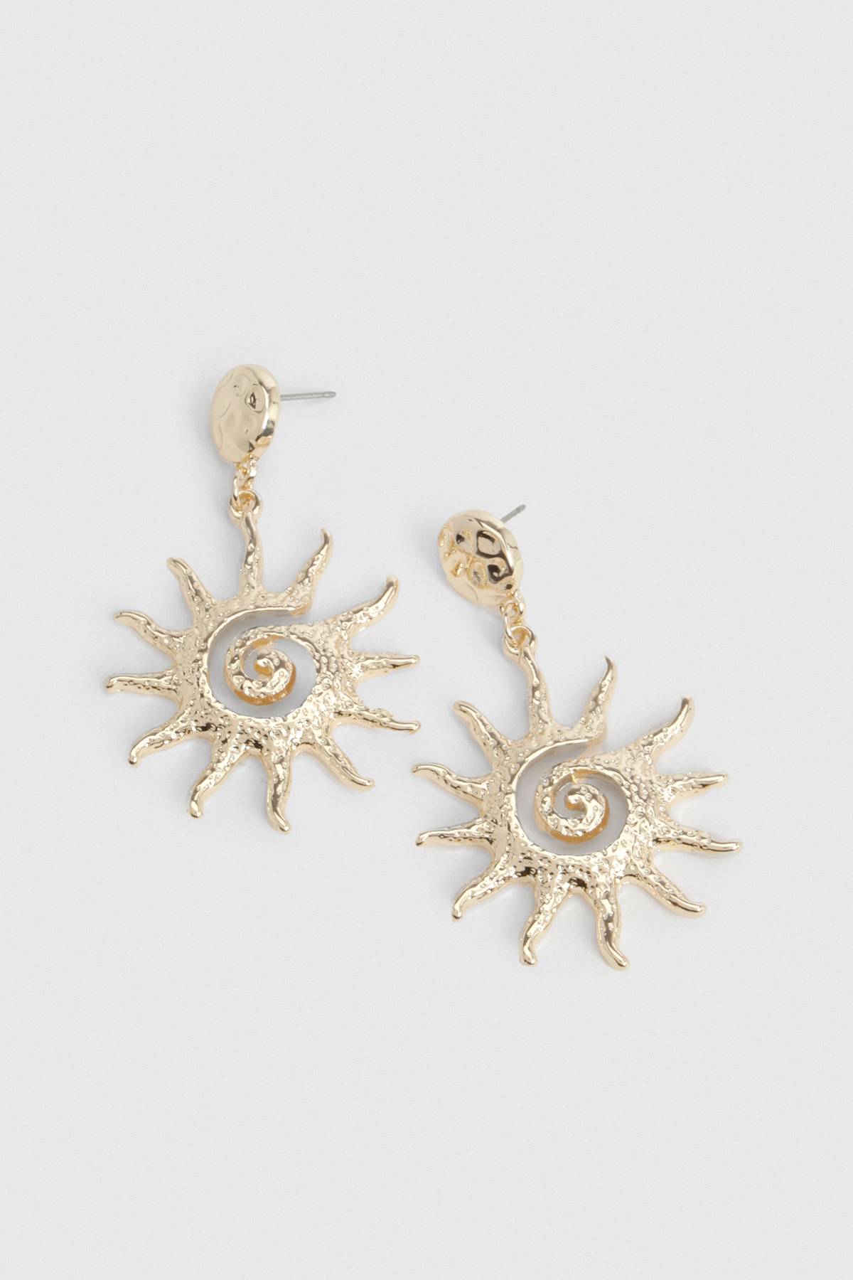 boohoo Boucles D'oreilles Pendantes Soleil Audacieuses