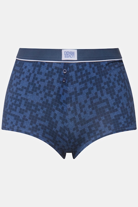 Hipster, Denimoptik, Zierknöpfe