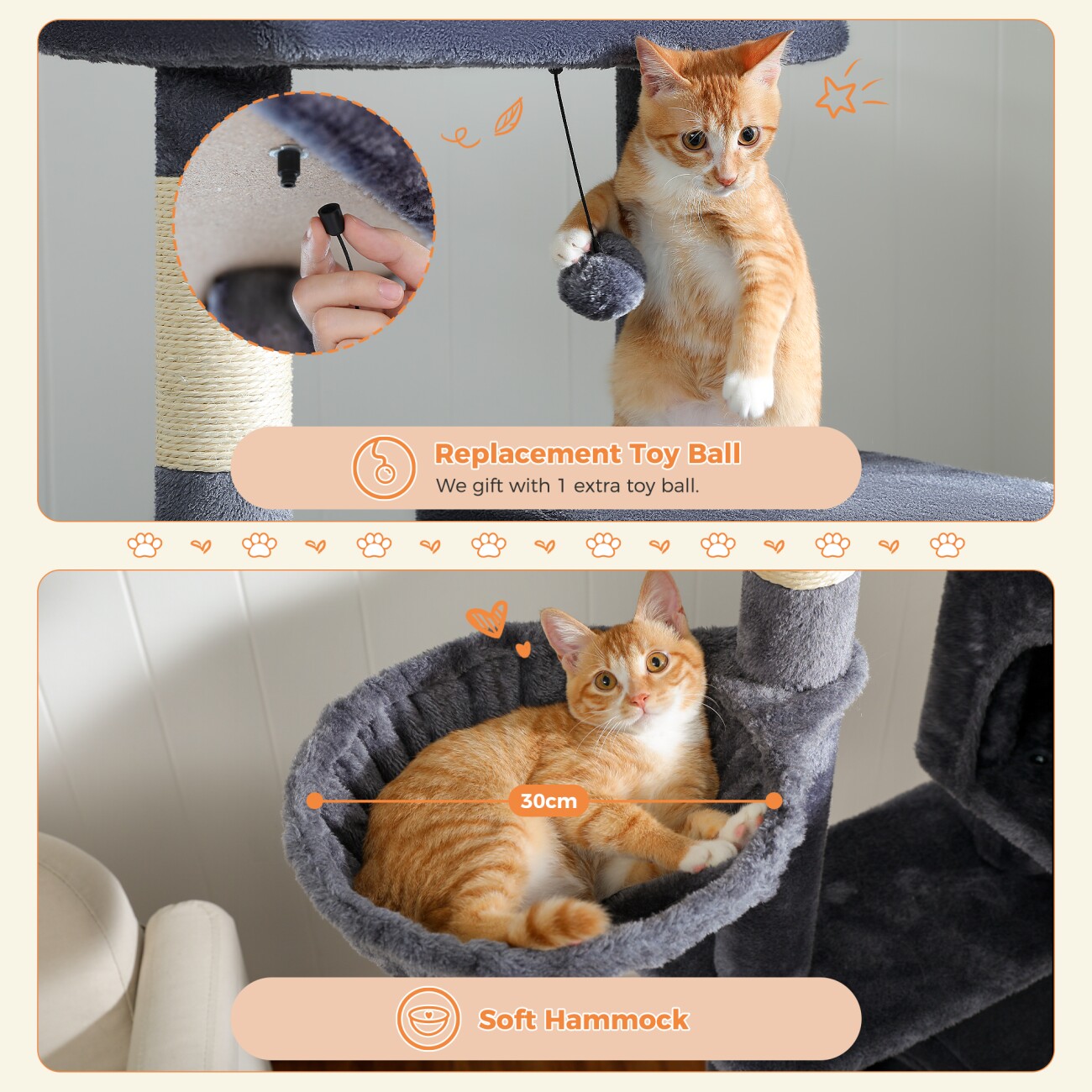 Pawz Road Katzenbaum mit 2 Condo