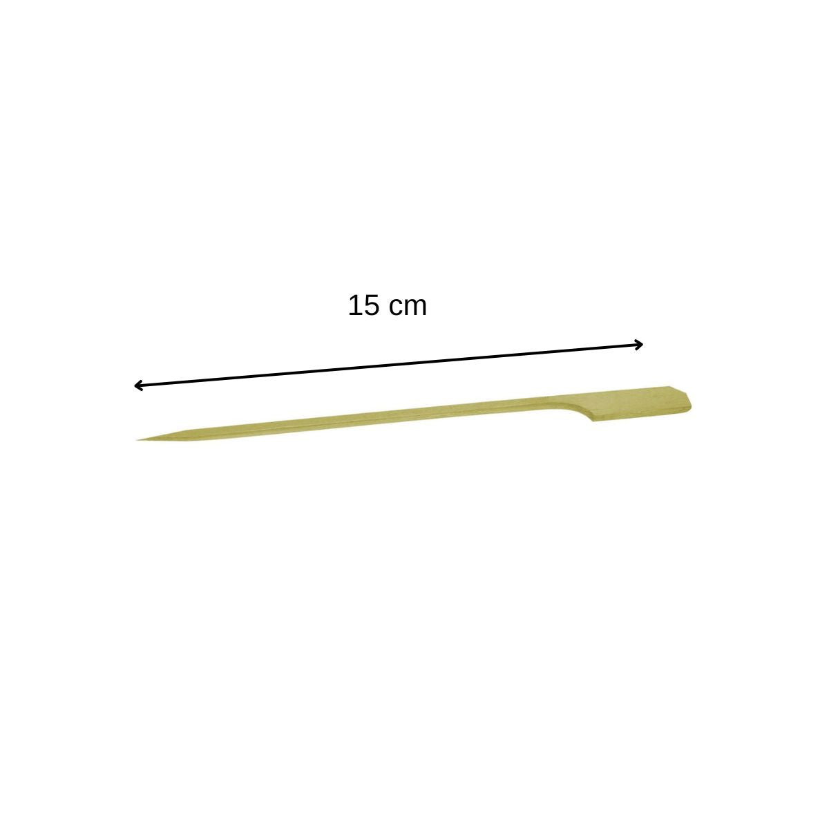 Lot de 100 pics en bois brochettes de 15 cm Single Use Fackelmann