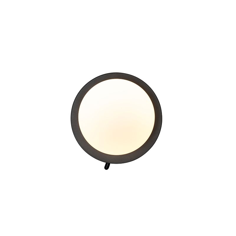 Wandlamp zwart IP44 met schakelaar - Cederic