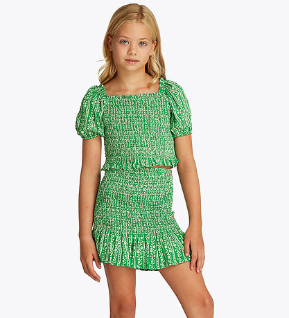 Tommy Hilfiger Top - Bedruckter Kittel - Radiant Green