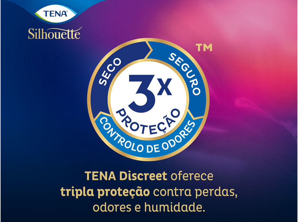 CUECAS INCONTINENCIA TAMANHO M CREME TENA SILHOUETTE 9 UN