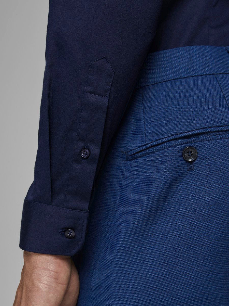 Jack & Jones Businesshemd »JJPRPARMA in Skinny Fit, Stretchanteil und verstellbaren Manschetten«, sehr schmal, Web, Baumwollmischung