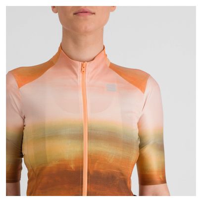 Maillot Manches Courtes Femme Sportful Flow Supergiara Beige