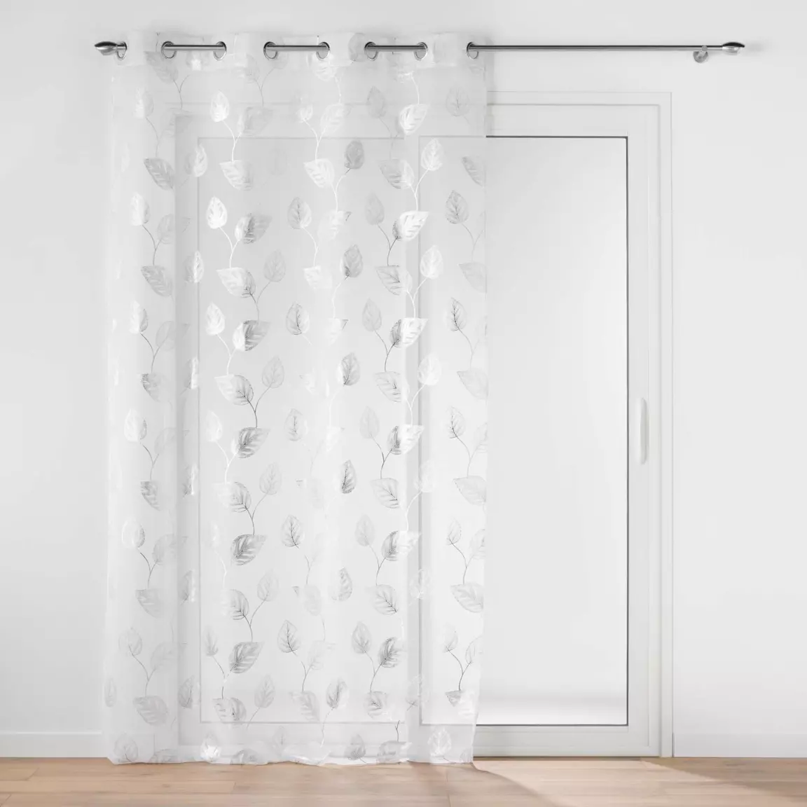 Voilage œillets (140 x 240 cm) Edelia Argent