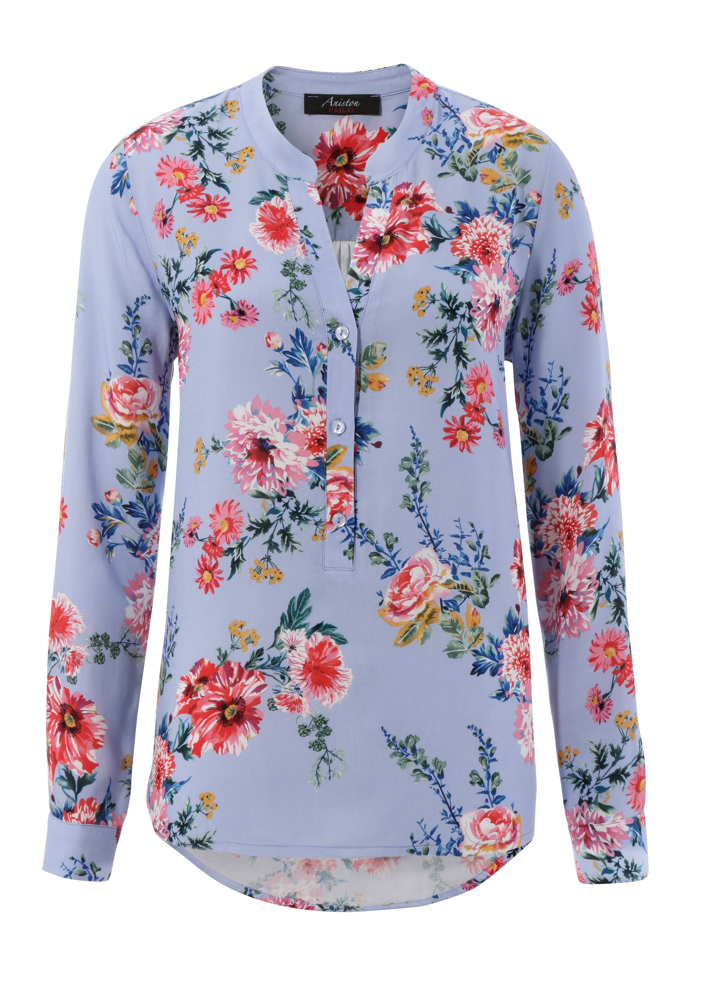 Aniston CASUAL Schlupfbluse , mit farbenfrohem Blumendruck