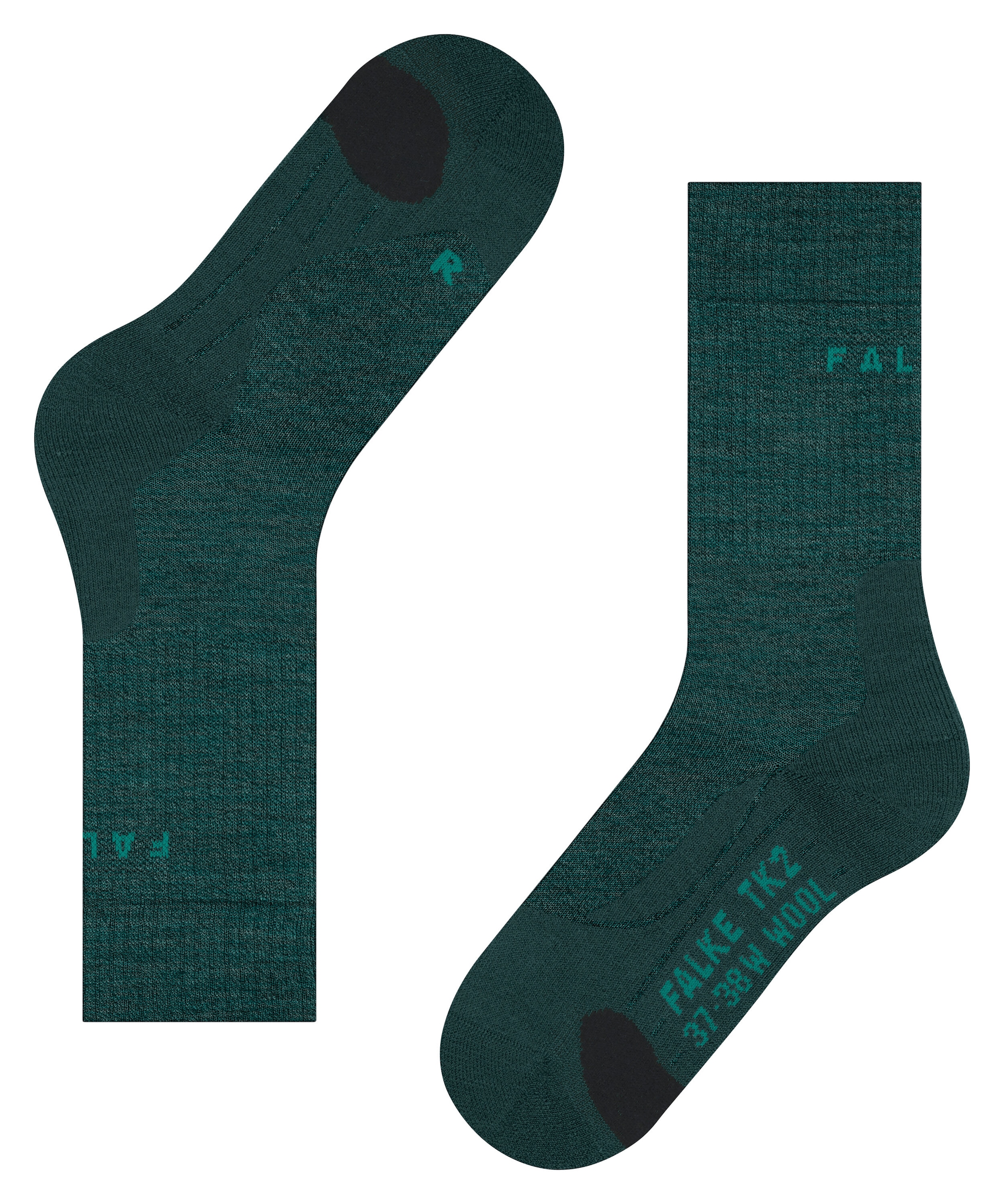 FALKE Wandersocken »TK2 Explore Wool« hoher Komfort im Mittelgebirge, atmungsaktiv, schnelltrocknend