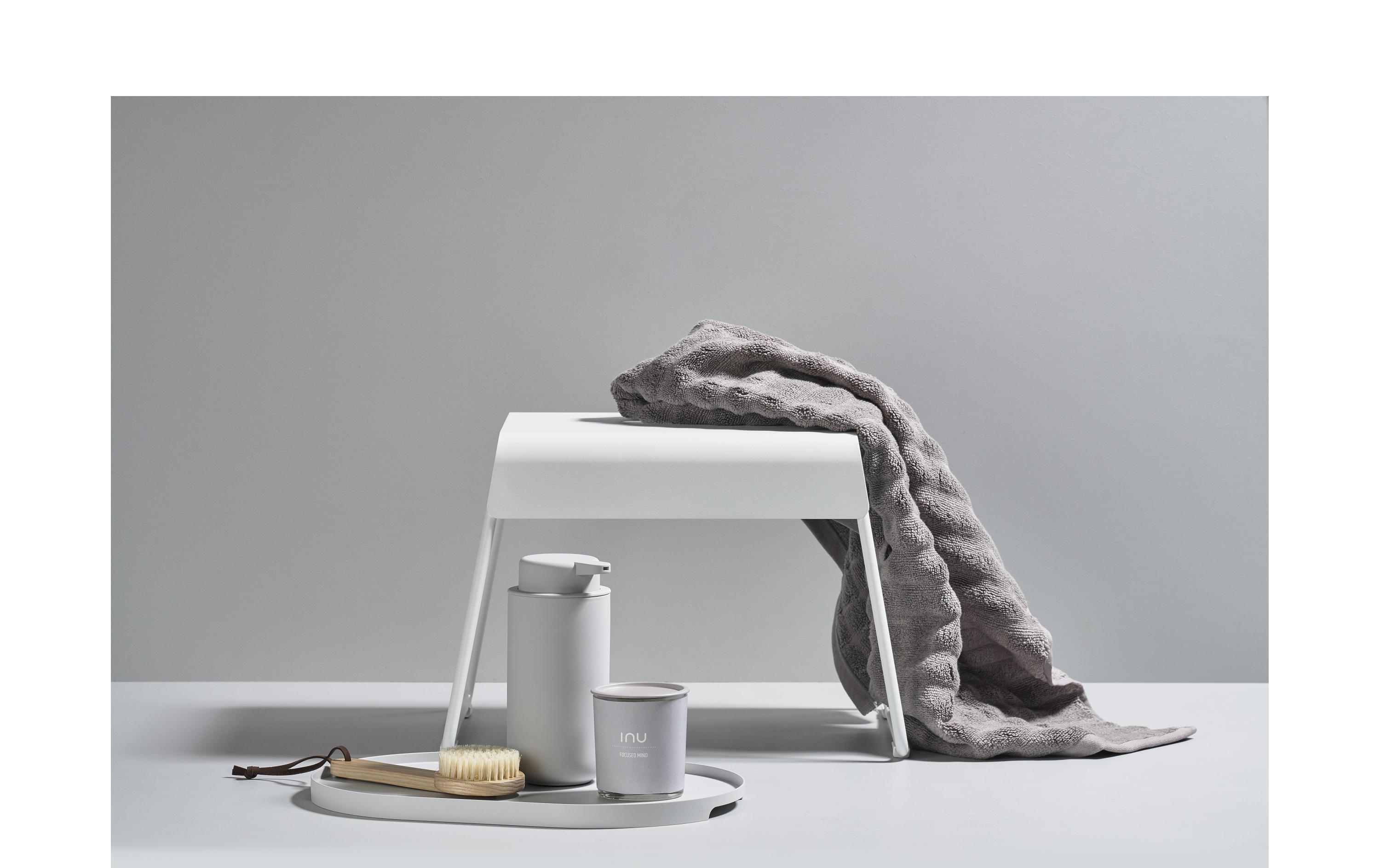 Hocker Zone Stahl, WeissZone Hocker