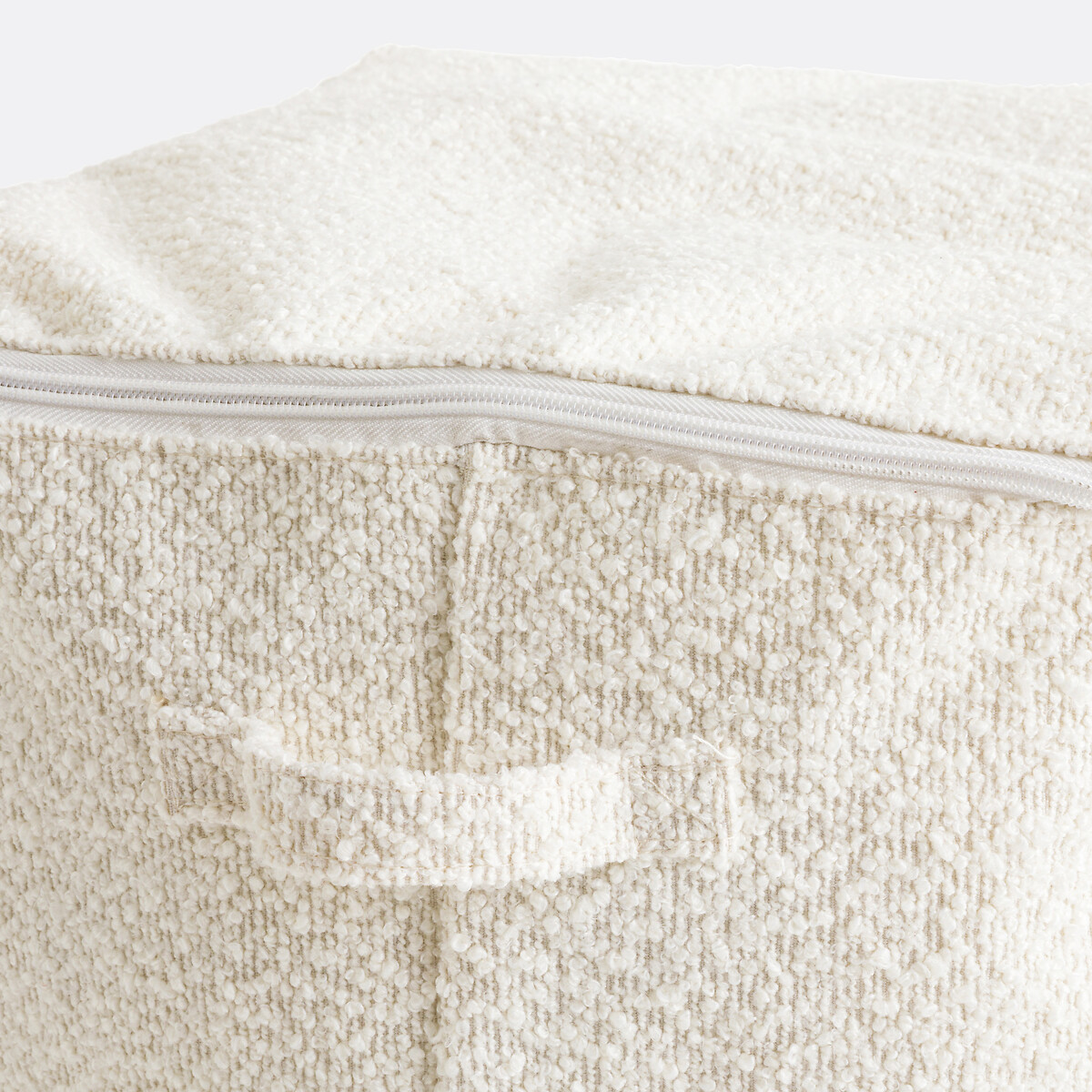 LA REDOUTE INTERIEURS<br>Bolsa de armazenamento em bouclette, tamanho L, Boklio
