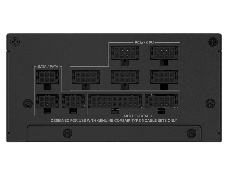 Corsair Netzteil SF850 850 W Vollmodulares SFX-Netzteil mit 80 PLUS Platinum-Zertifikat
