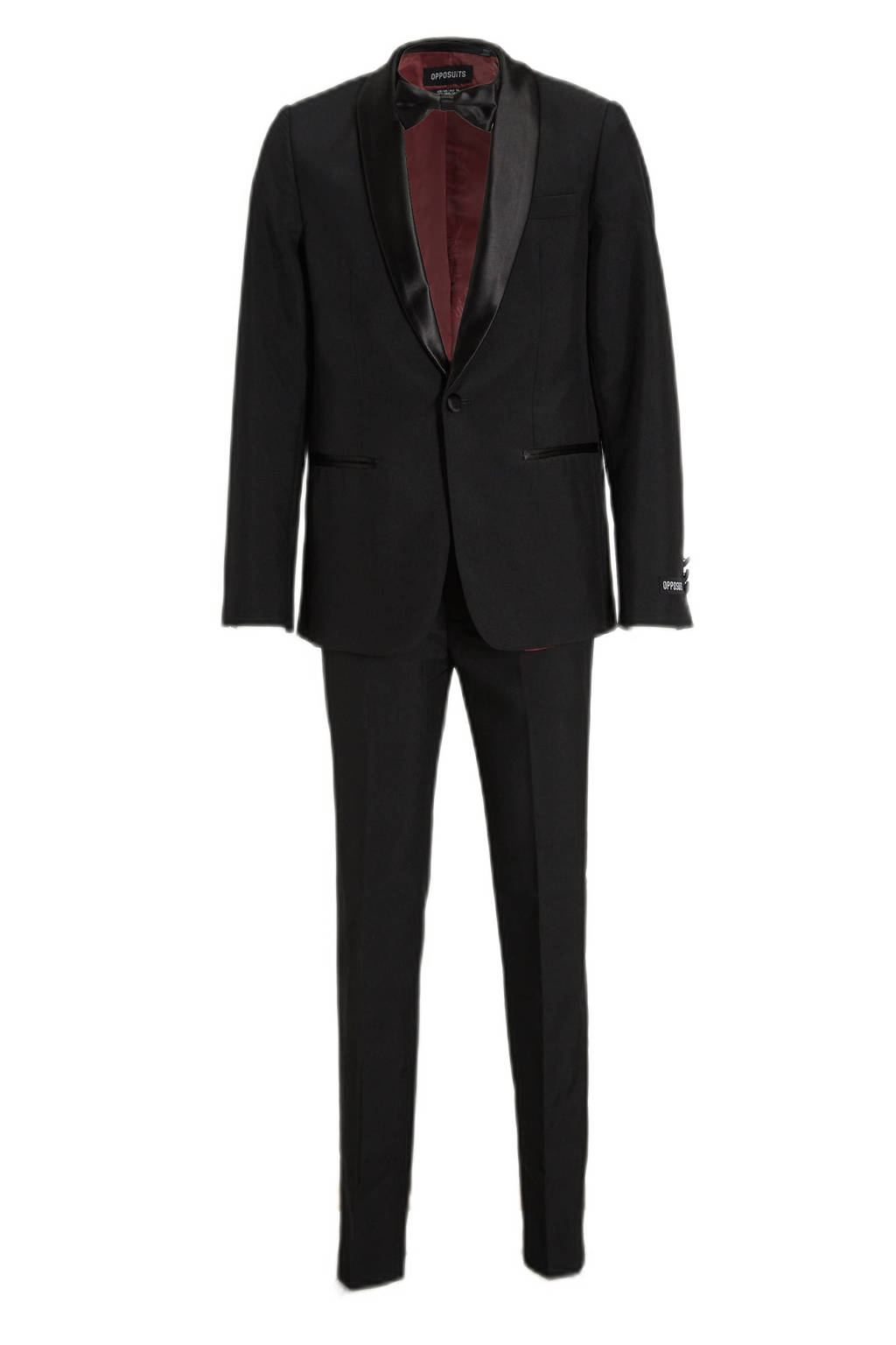 OppoSuits kostuum Jet Set Black zwart