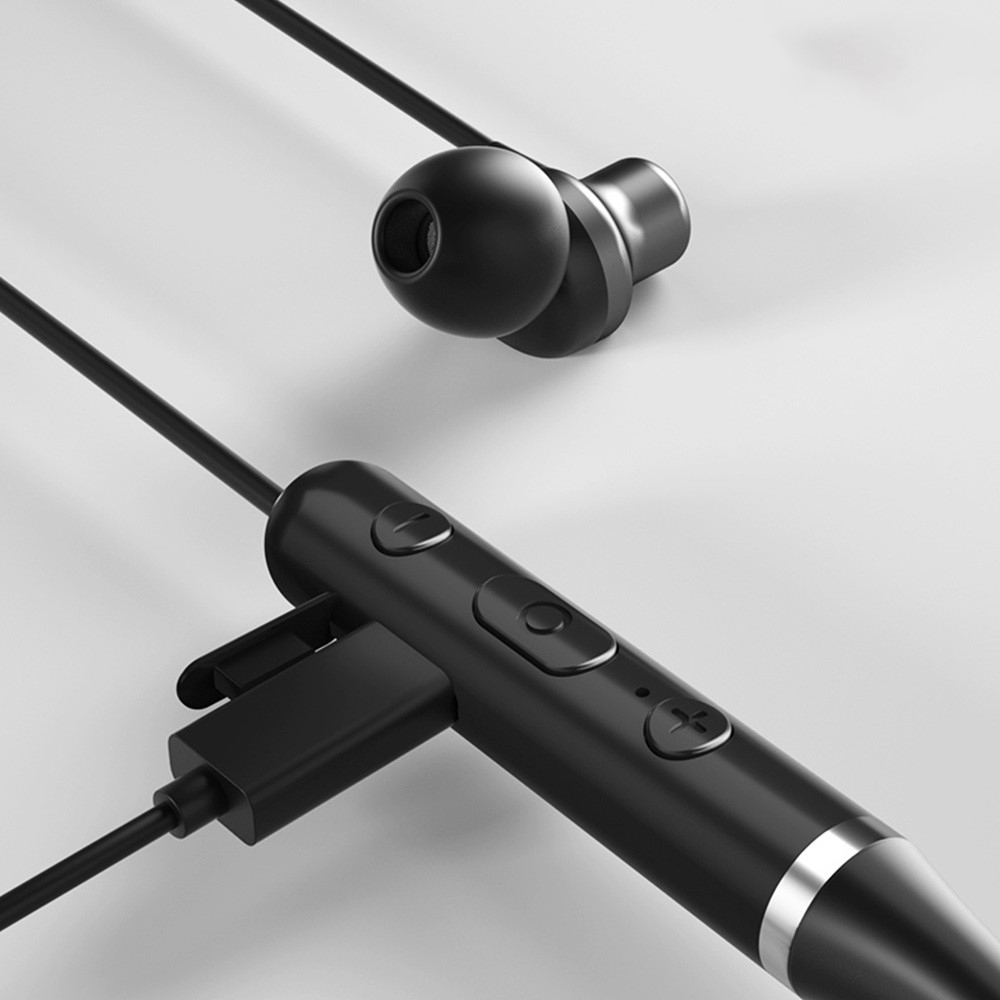 thinkplus Live Pods XE05 Stereo In-Ear Bluetooth 5.0 Sport Kopfhörer mit Nackenbügel   Mikrofon (IPX5) - Schwarz