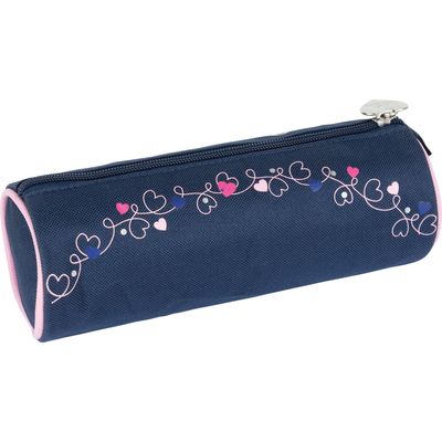 Trousse ronde Lola Espeleta - 1 compartiment - marine - Oberthur
