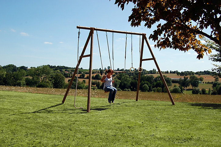 Portique en bois pour ados Galdar 409 x 330 cm
