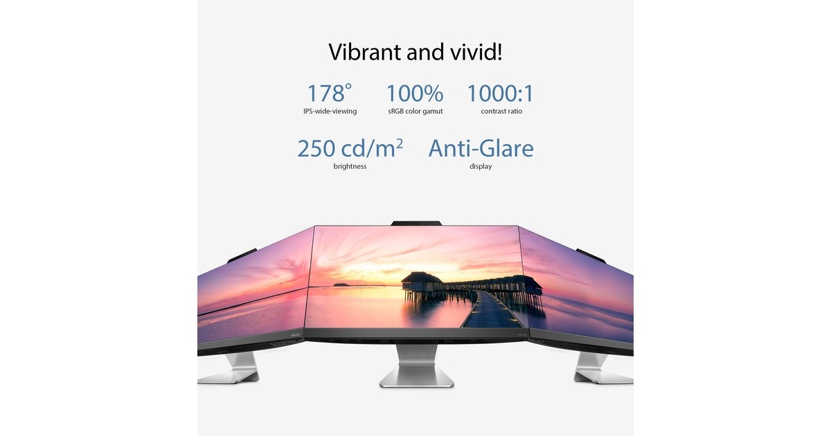 ASUSA3402WVAK All-in-One all-in-one pc  (Zwart | i7-1355U | Intel Graphics | 16 GB | 512 GB SSD)