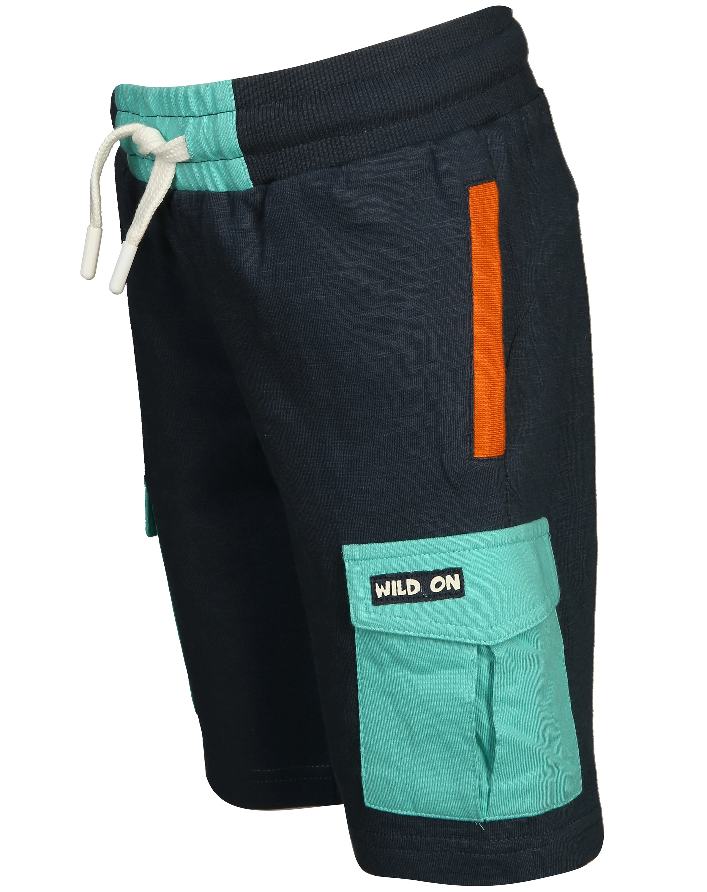 Jersey-Bermudas WIILD ONE in dunkelblau