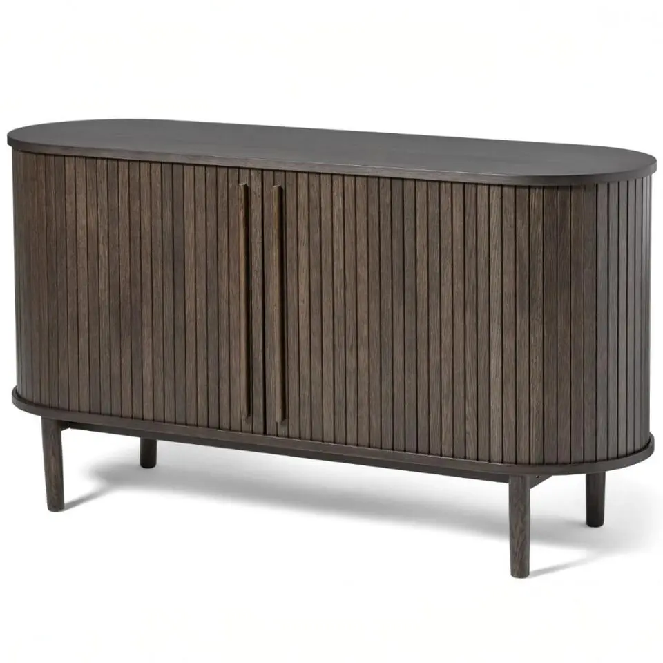 Dressoir Donker Eikenhout - 140x45x76cm - Meta