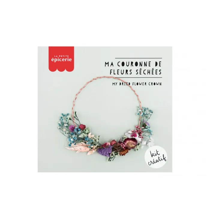 La Petite Épicerie Kit DIY Ma Couronne de fleurs séchées