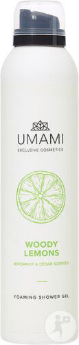 Umami Woody Lemons Bergamote & Cedre Gel Douche Moussant 200ml